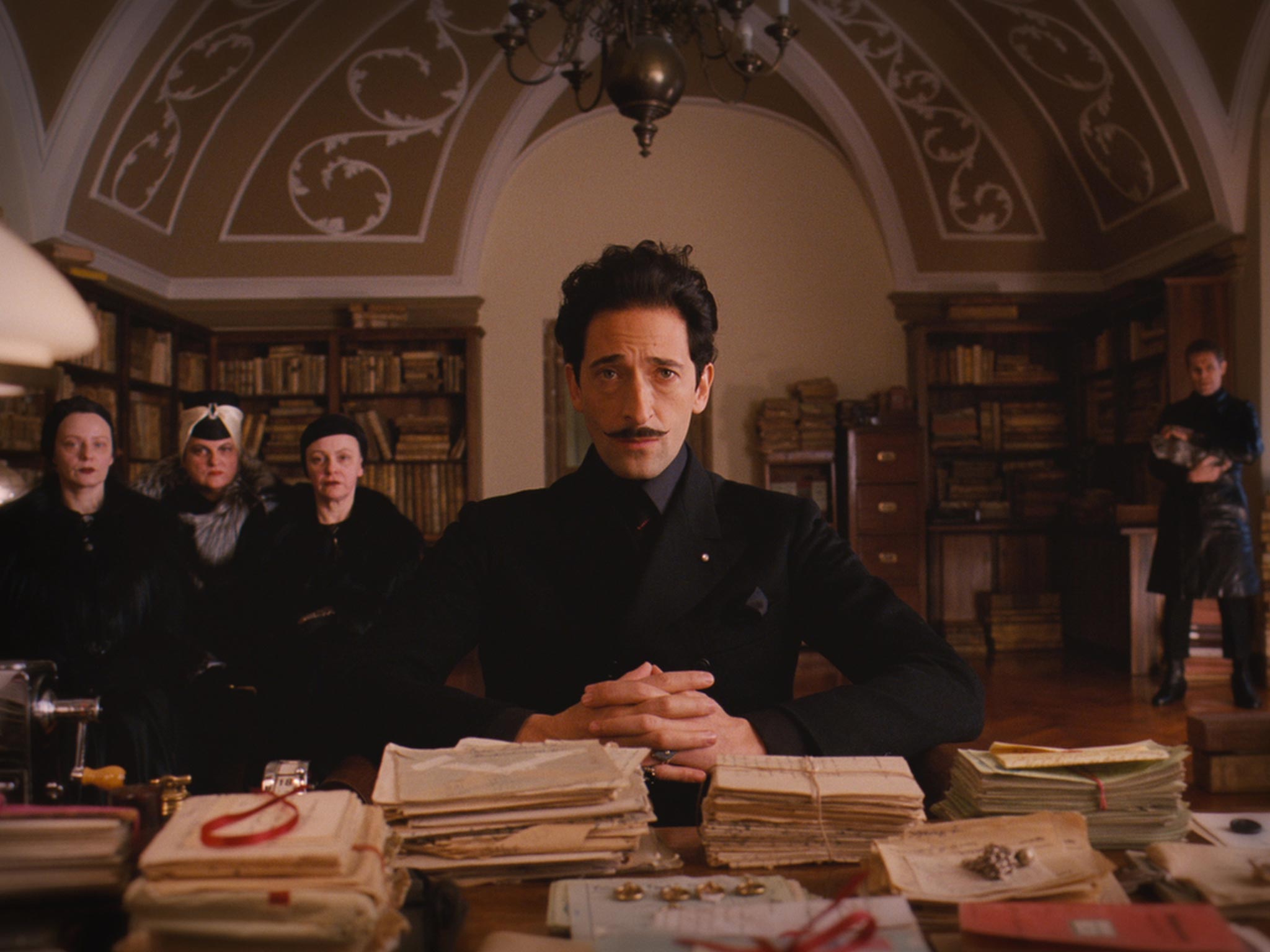 Adrien Brody stars as Dmitri in ‘The Grand Budapest Hotel’