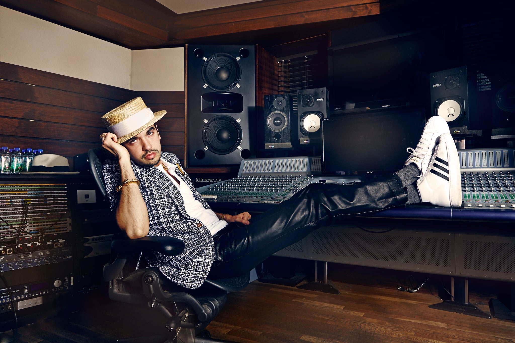 DJ Cassidy in his New York studio, February 2014