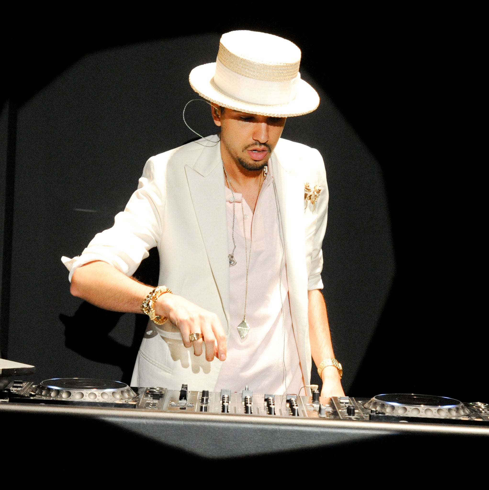 In vogue: DJ Cassidy at New York Fashion Week in 2012