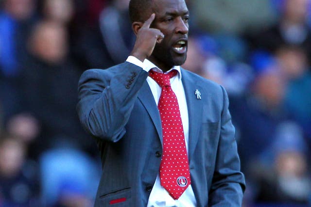 Chris Powell looks on from the touchline