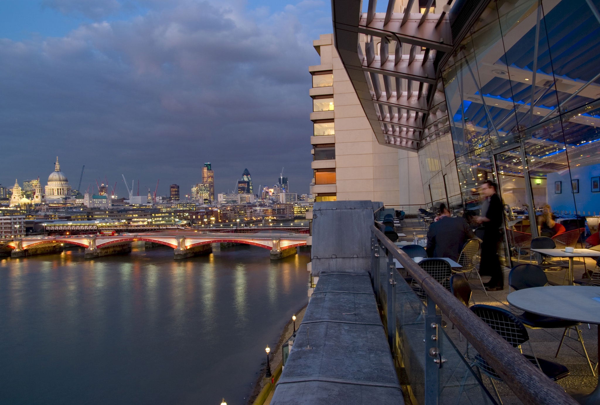 Have a three-course meal for £35 at Oxo Tower