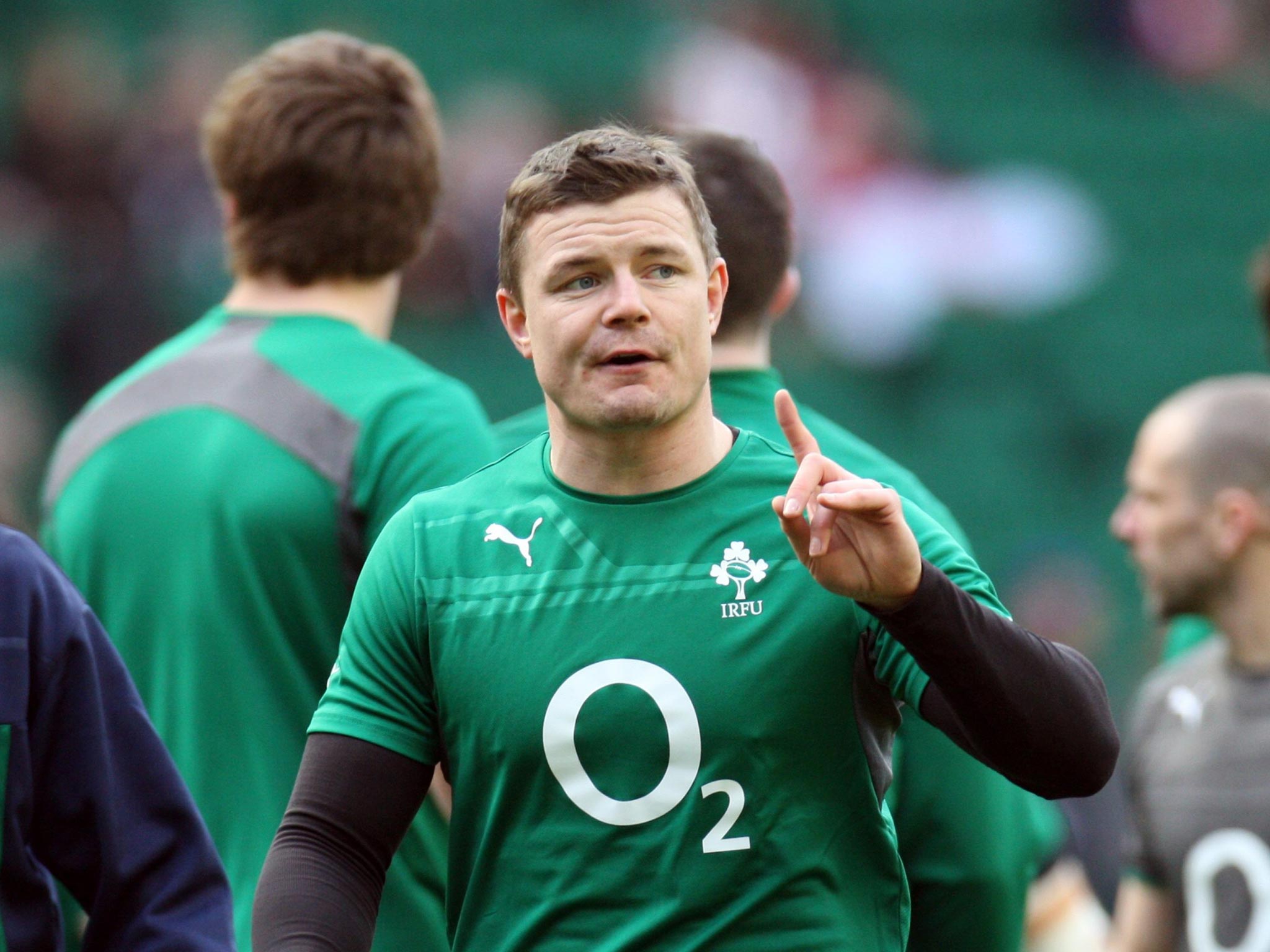 Brian O’Driscoll will break the record for Test caps in his final
Ireland match in Dublin today