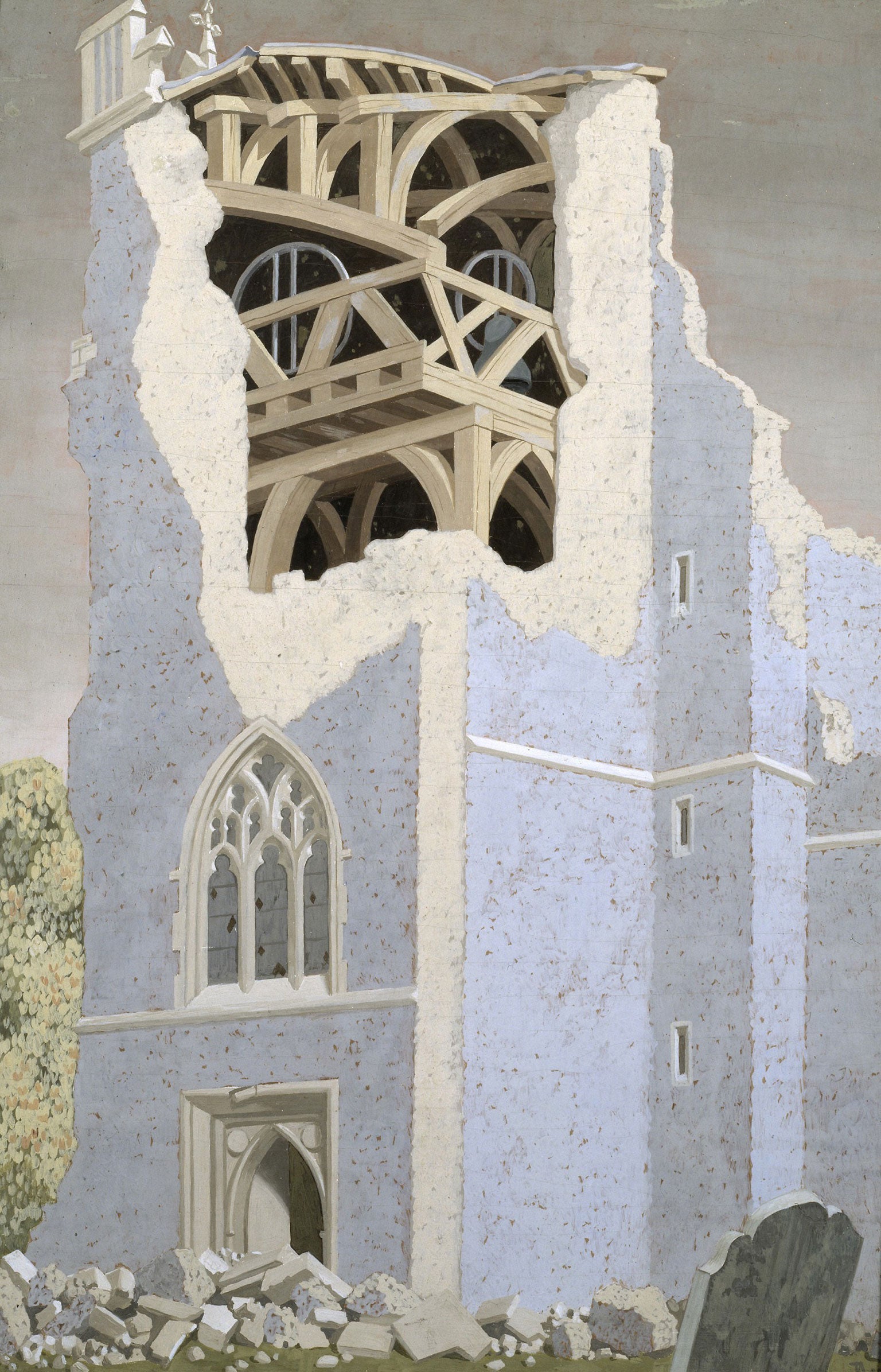 'Coggeshall Church, Essex' (1940) by John Armstrong