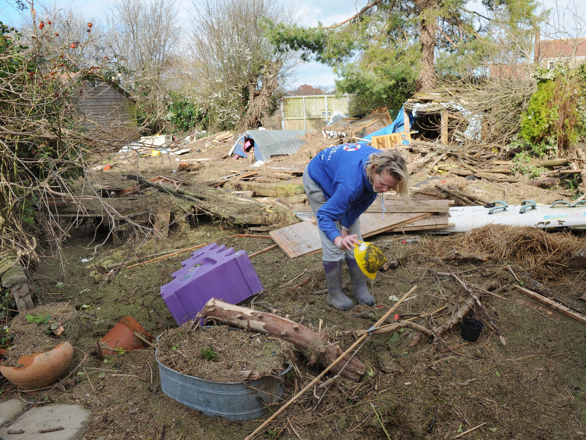 Bryony Sadler weighs up the damage caused to her home