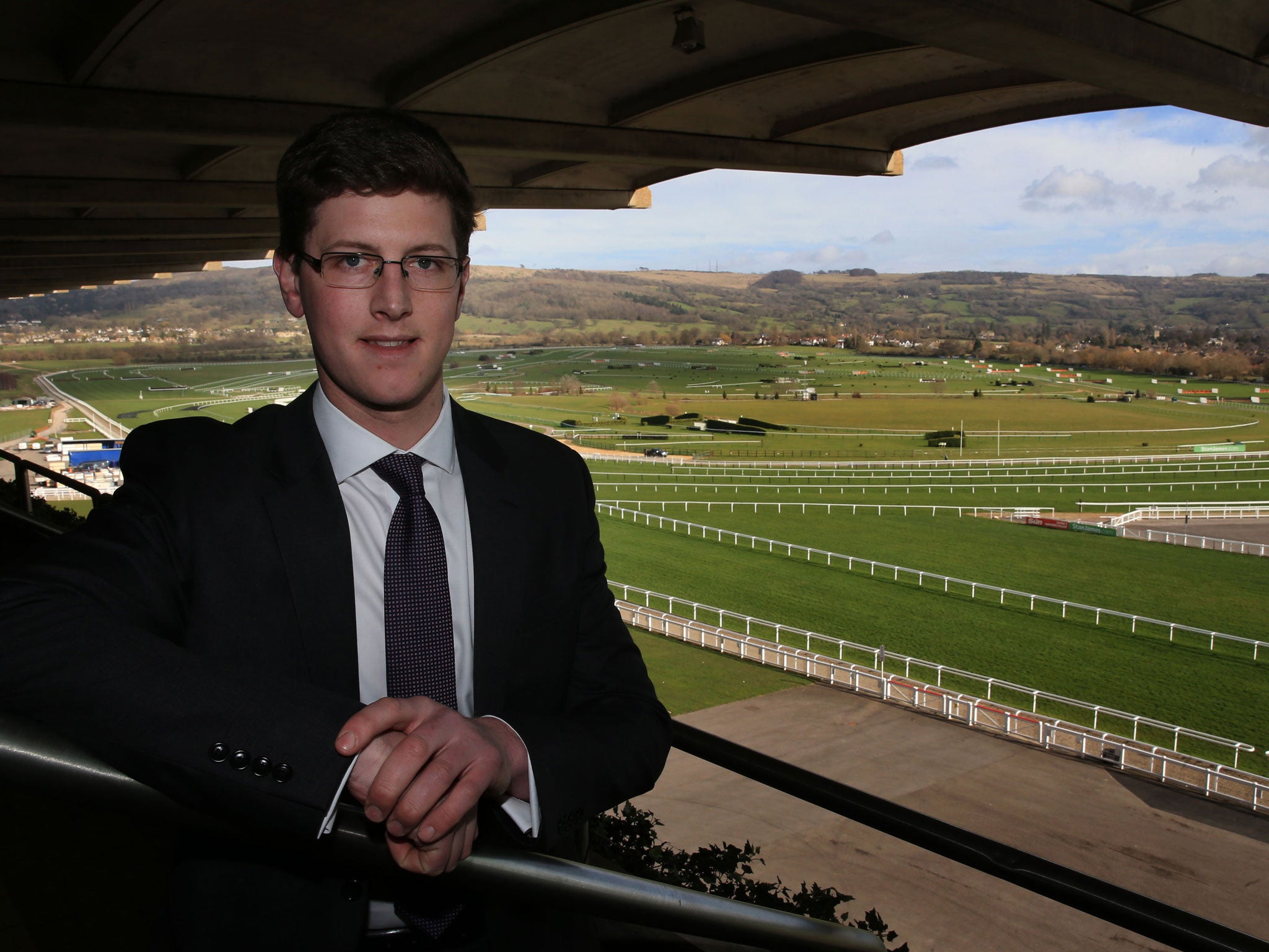 Trainer Harry Fry enjoys the sights and sounds of Cheltenham