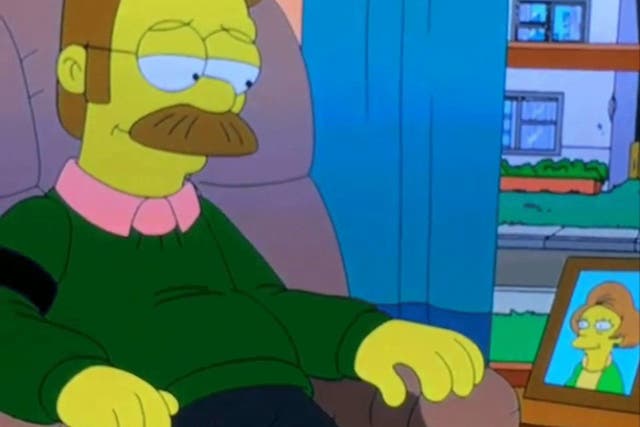 Flanders and Nelson shared a sweet moment in The Simpsons