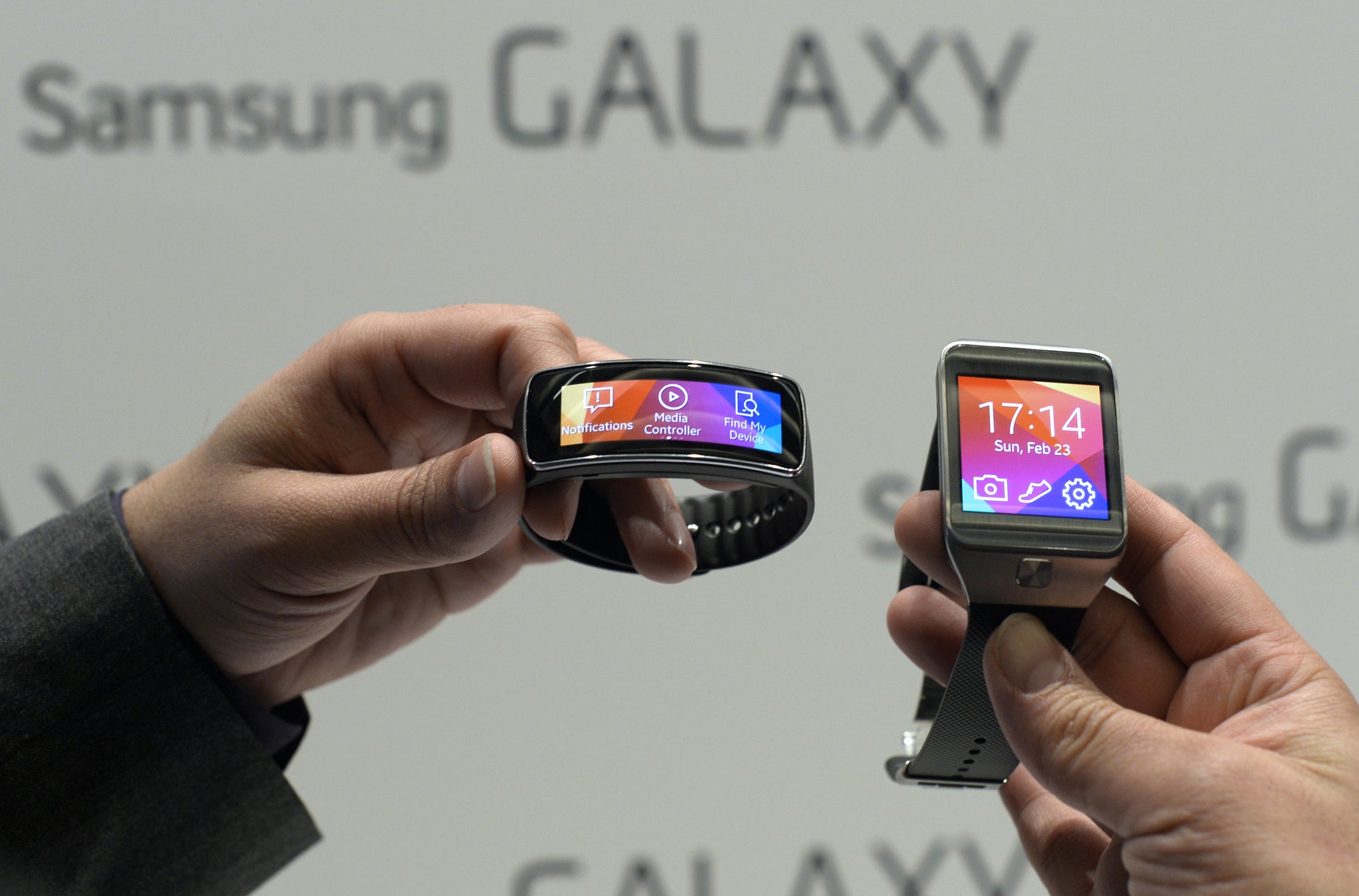 Samsung's Galaxy Gear and Gear Fit wearable devices - both of which run on Android