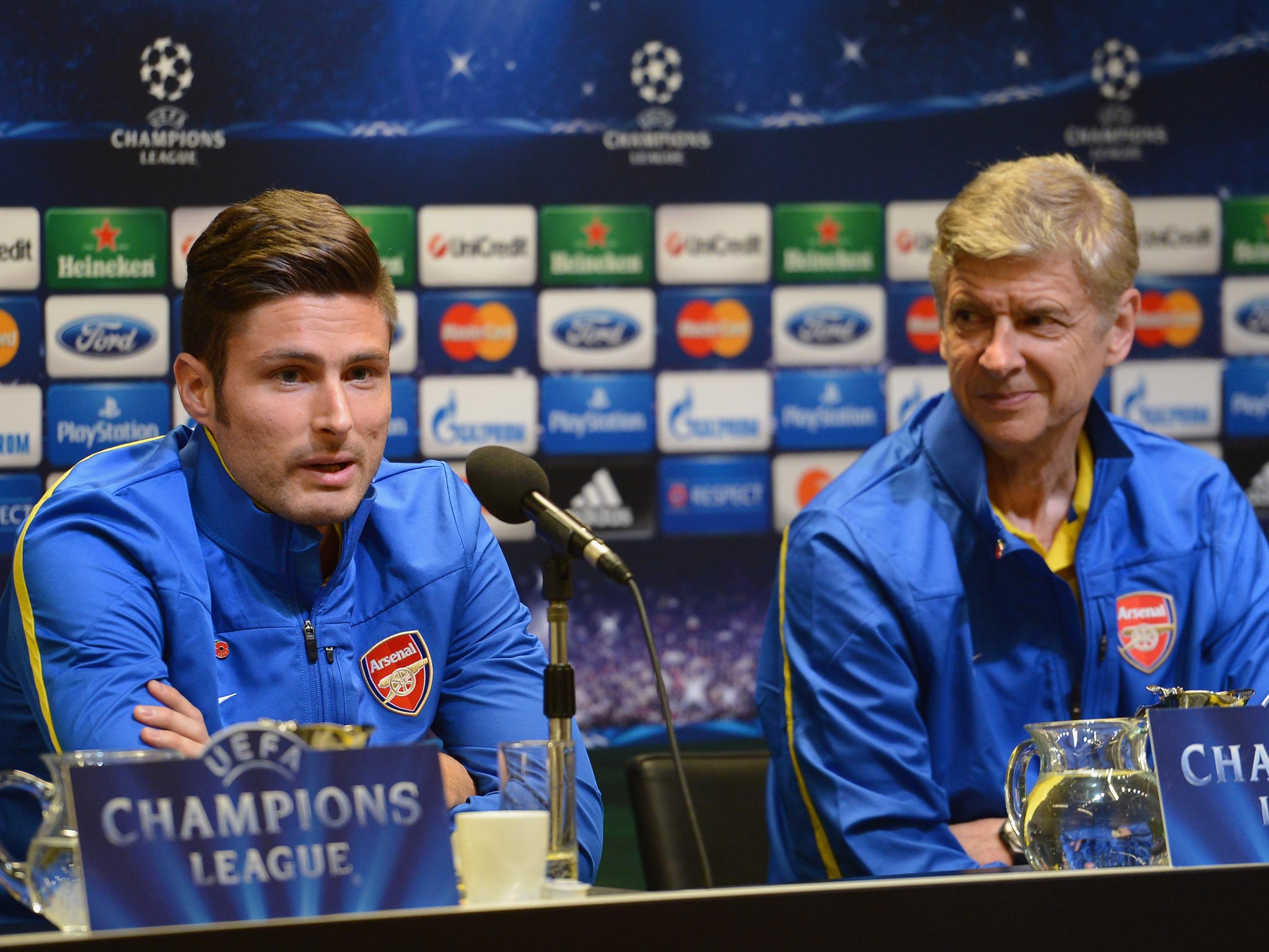 Olivier Giroud has thanked Arsenal manager Arsene Wenger for helping him to recover from affair revelations published in a national newspaper