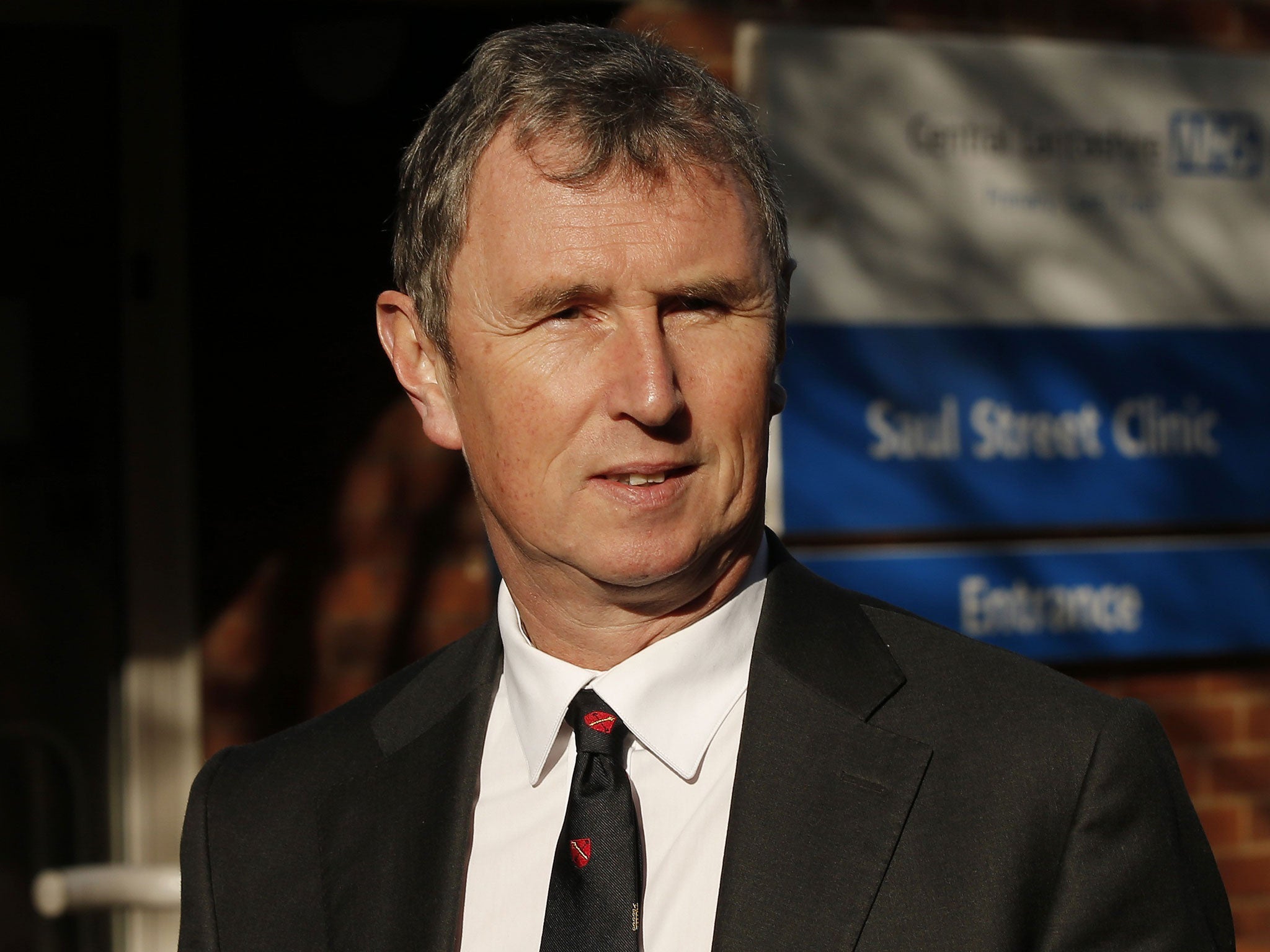 British Conservative MP and former deputy Speaker of the House of Commons, Nigel Evans, arrives at Preston Crown Court on 10 March, 2014