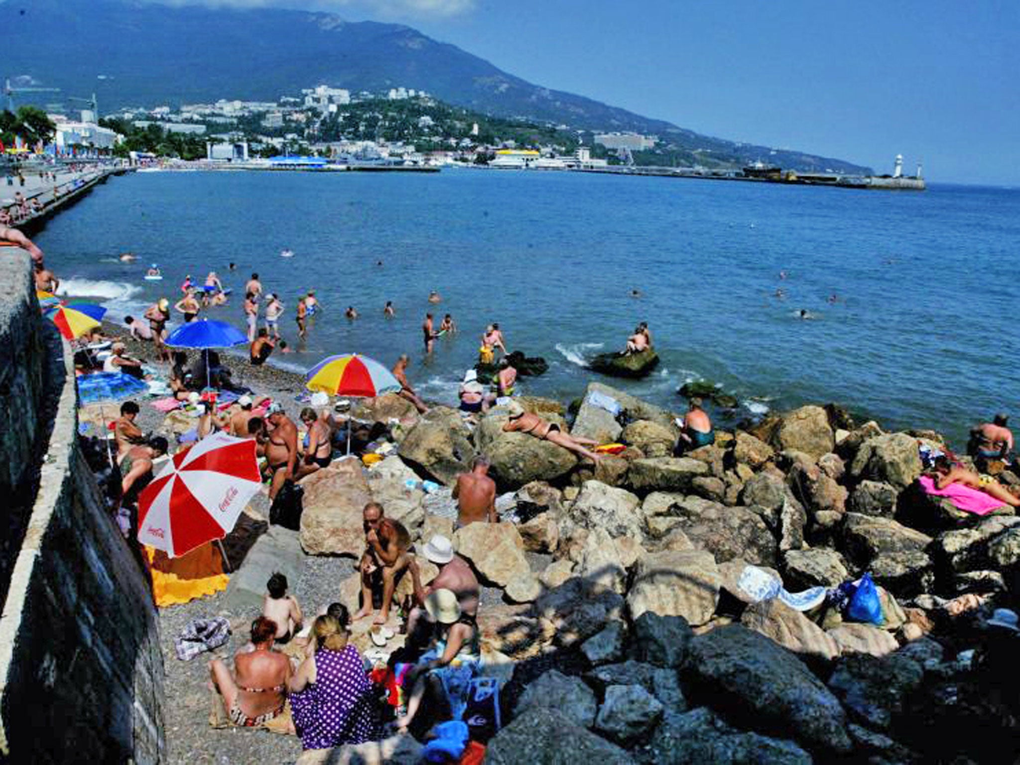 Sunbathing in Yalta