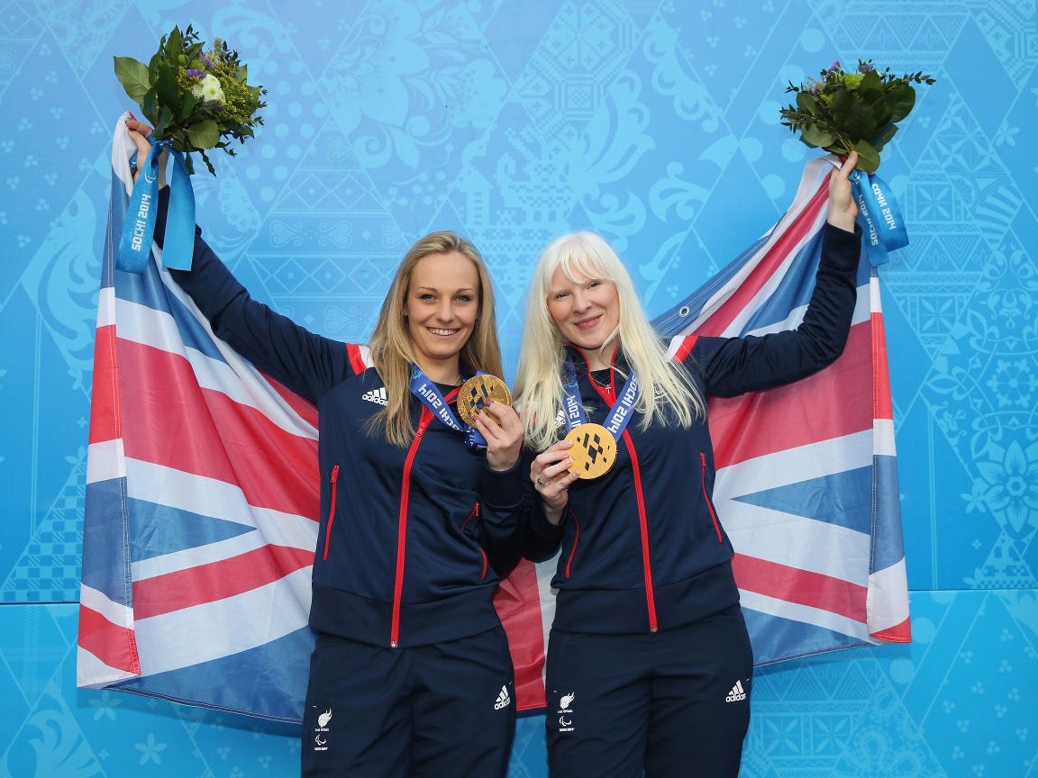 Kelly Gallagher & Charlotte Evans, skiers