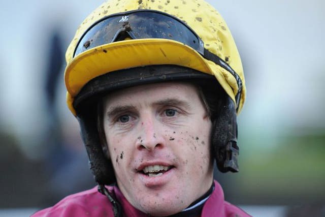 Jason Maguire was airlifted to hospital after his fall yesterday