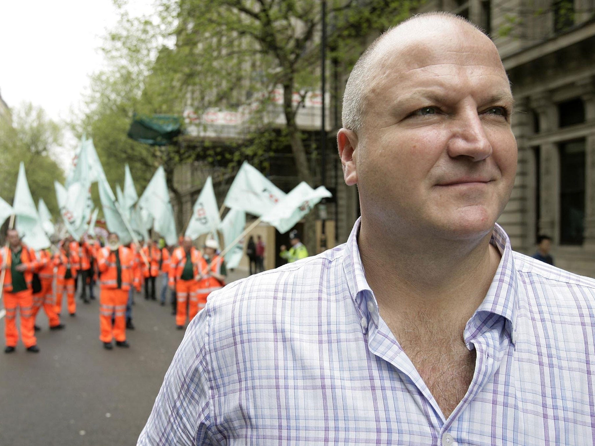 Bob Crow, the RMT General Secretary, died in 2014