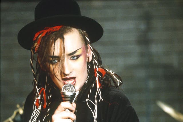 Fame: George in his Culture Club days