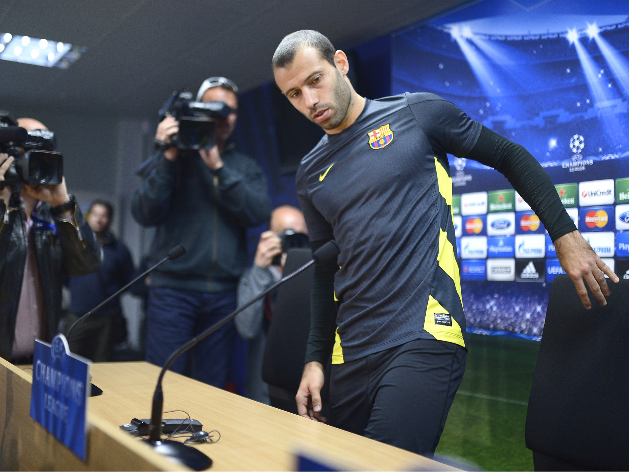 Javier Mascherano defended his manager’s record