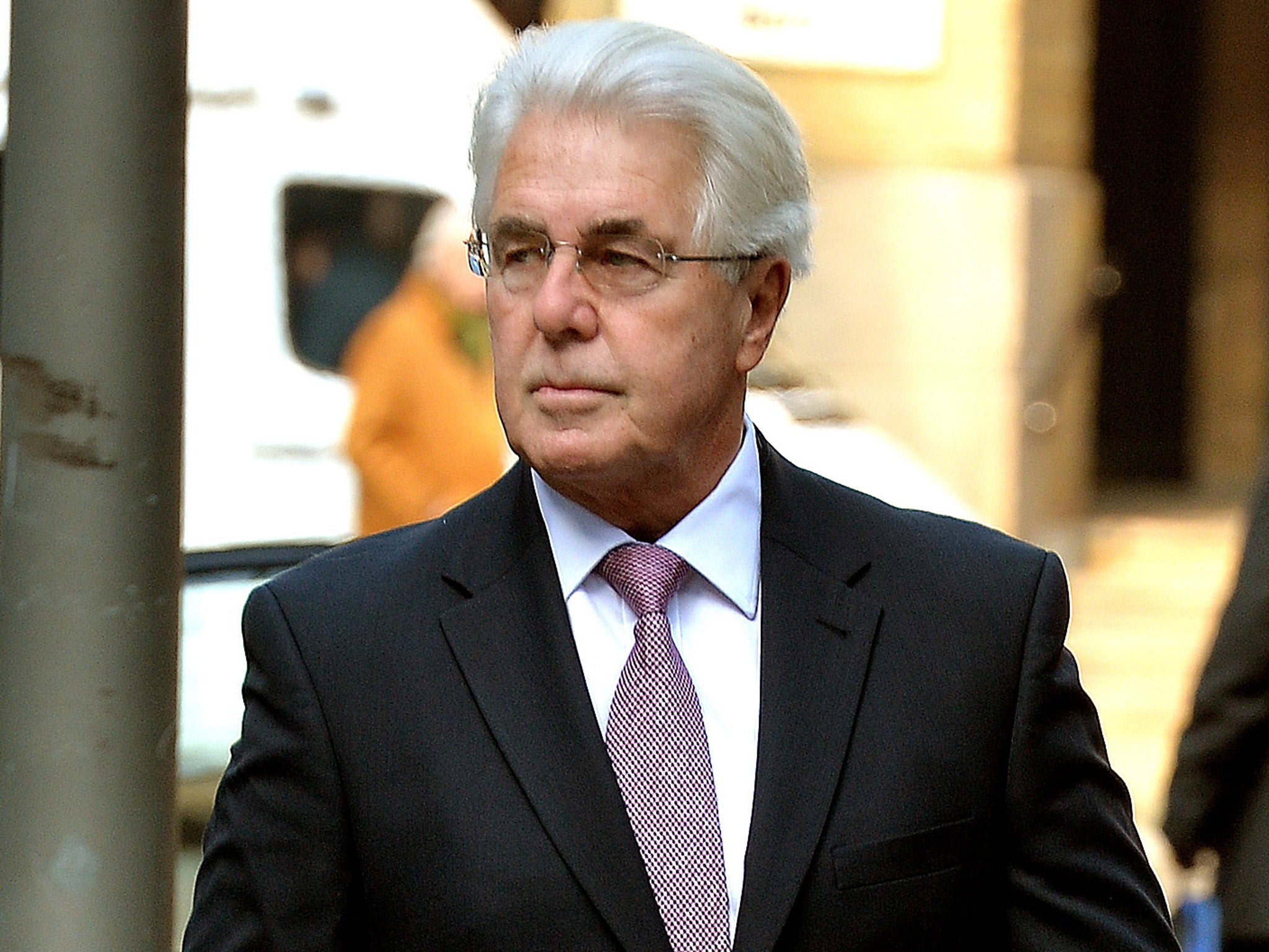 Max Clifford arrives at Southwark Crown Court