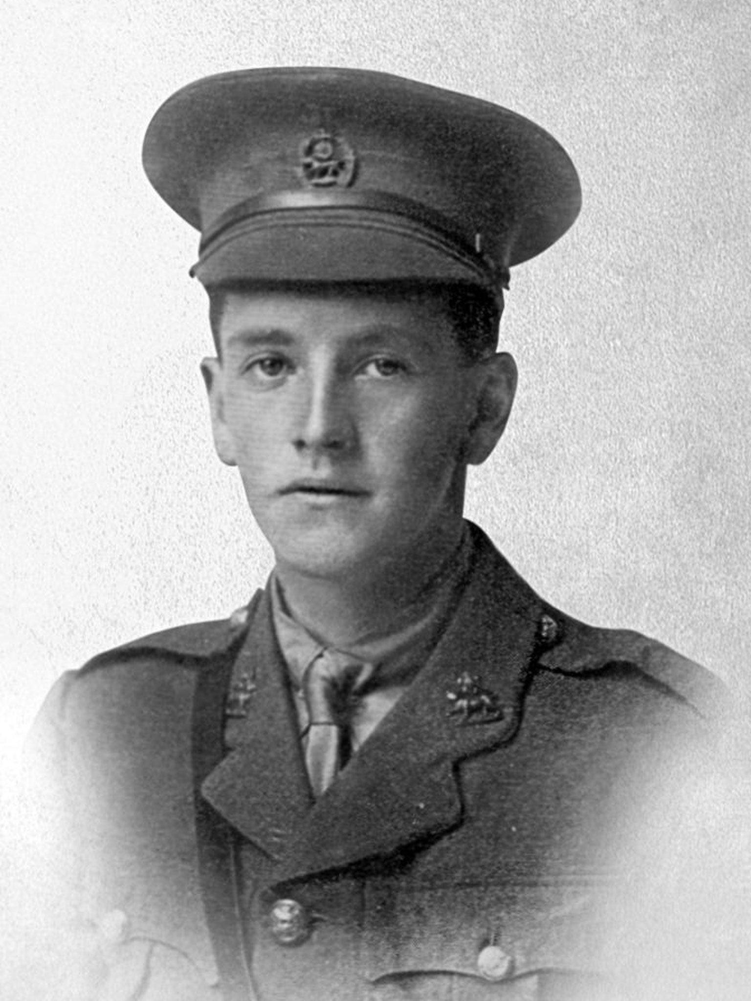 Interviewee Charles Carrington as a young officer in 1915