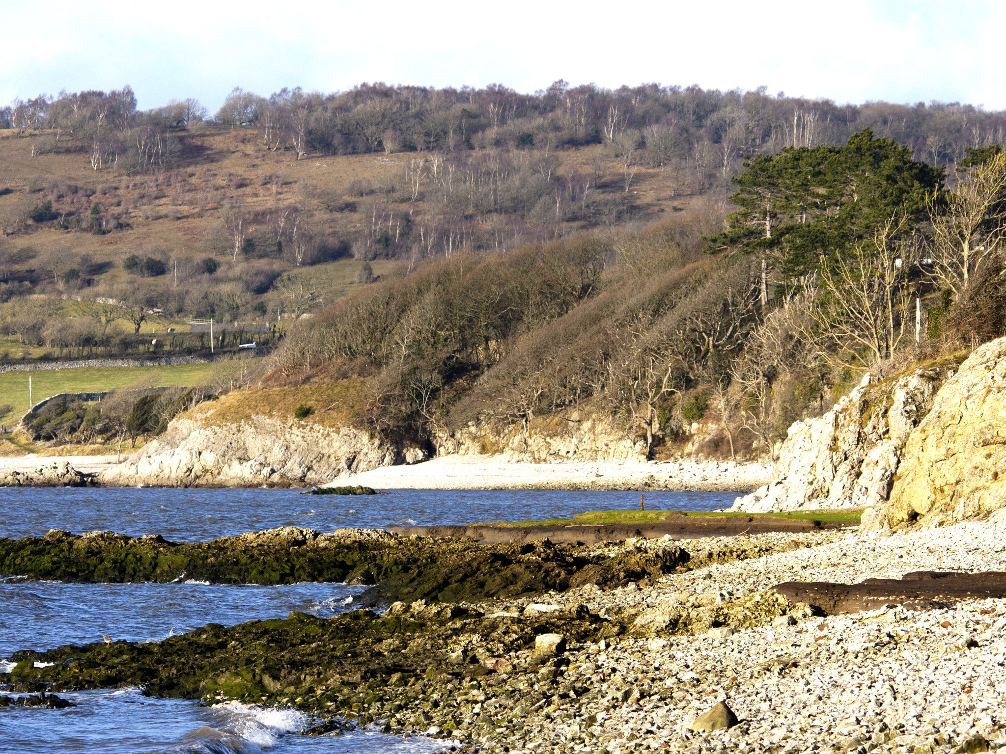 Morecambe Bay, Lancashire, could be under threat from fracking (Rex)