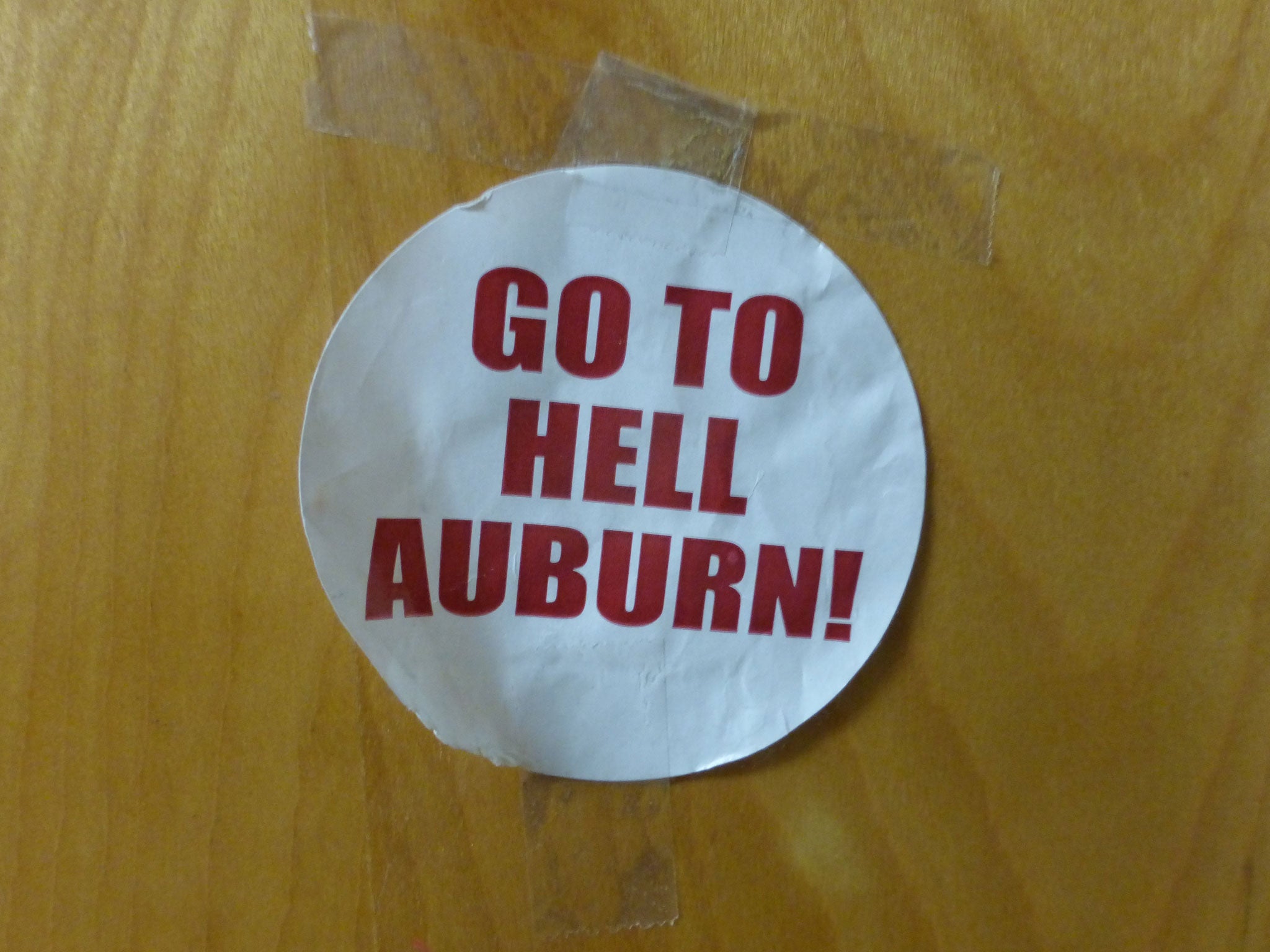 The Crimson Tide's loss to Auburn hurt