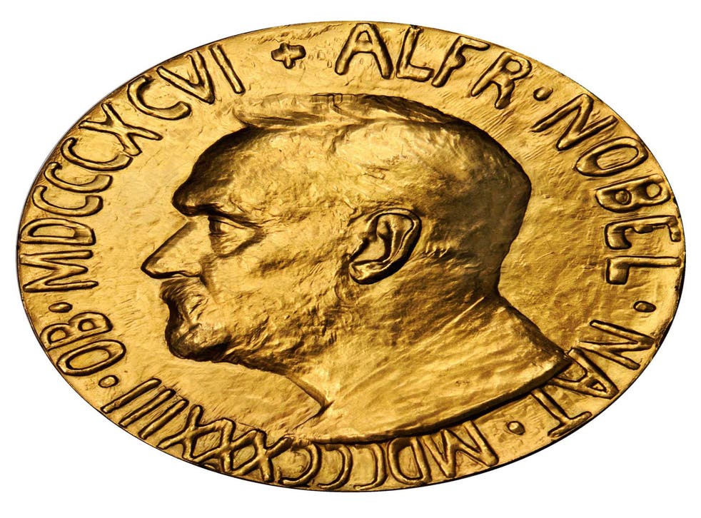 This photo provided by Stack's Bowers Galleries shows a Nobel Peace Prize medal that was saved from possible destruction for the value of its gold