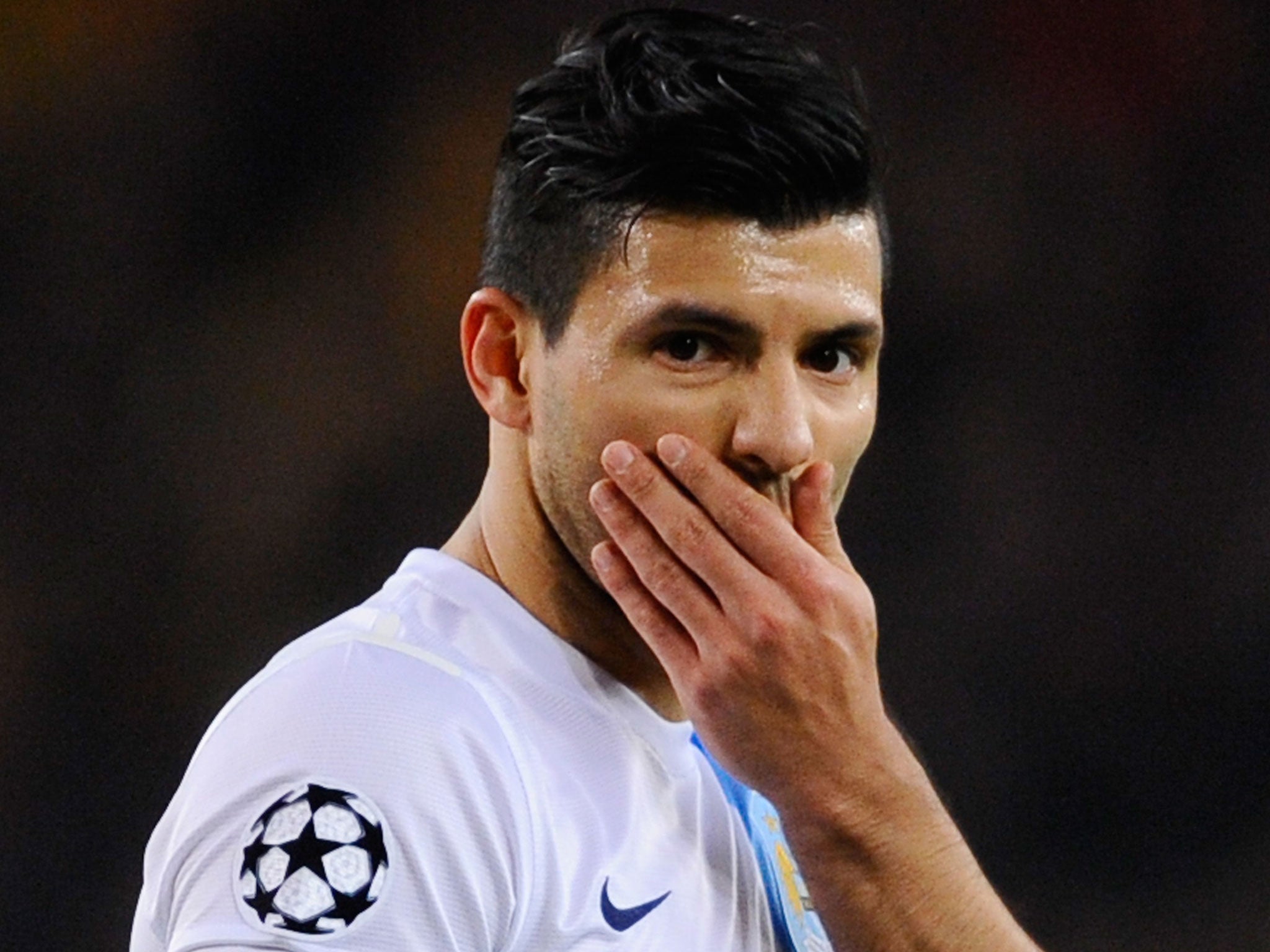 Sergio Aguero of Manchester City