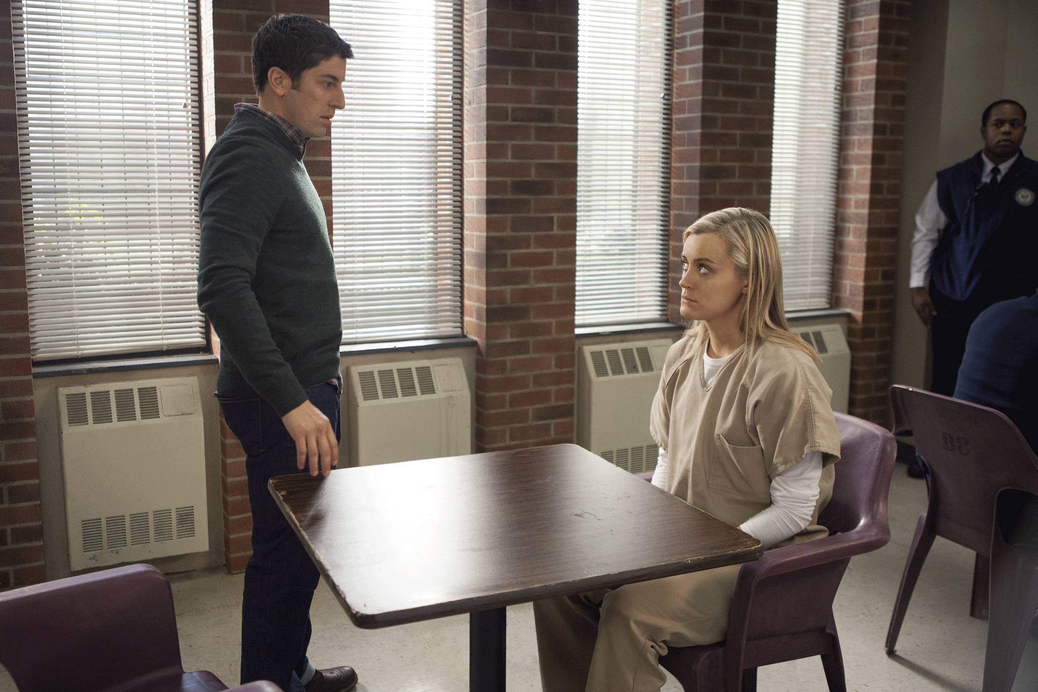 Jason Biggs and Taylor Schilling star in Orange Is The New Black