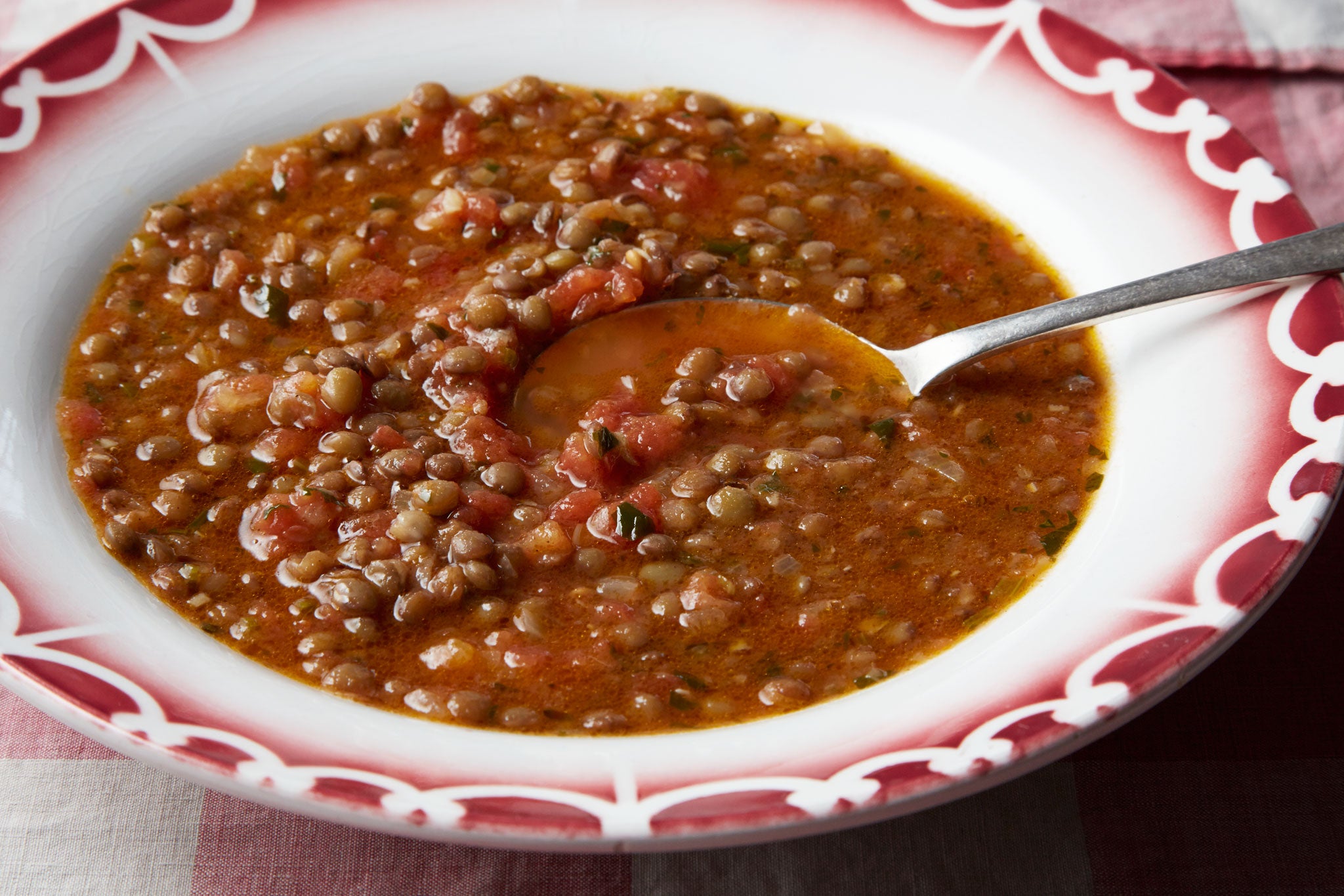 Moroccan lentil soup is an easily-made, delicious soup