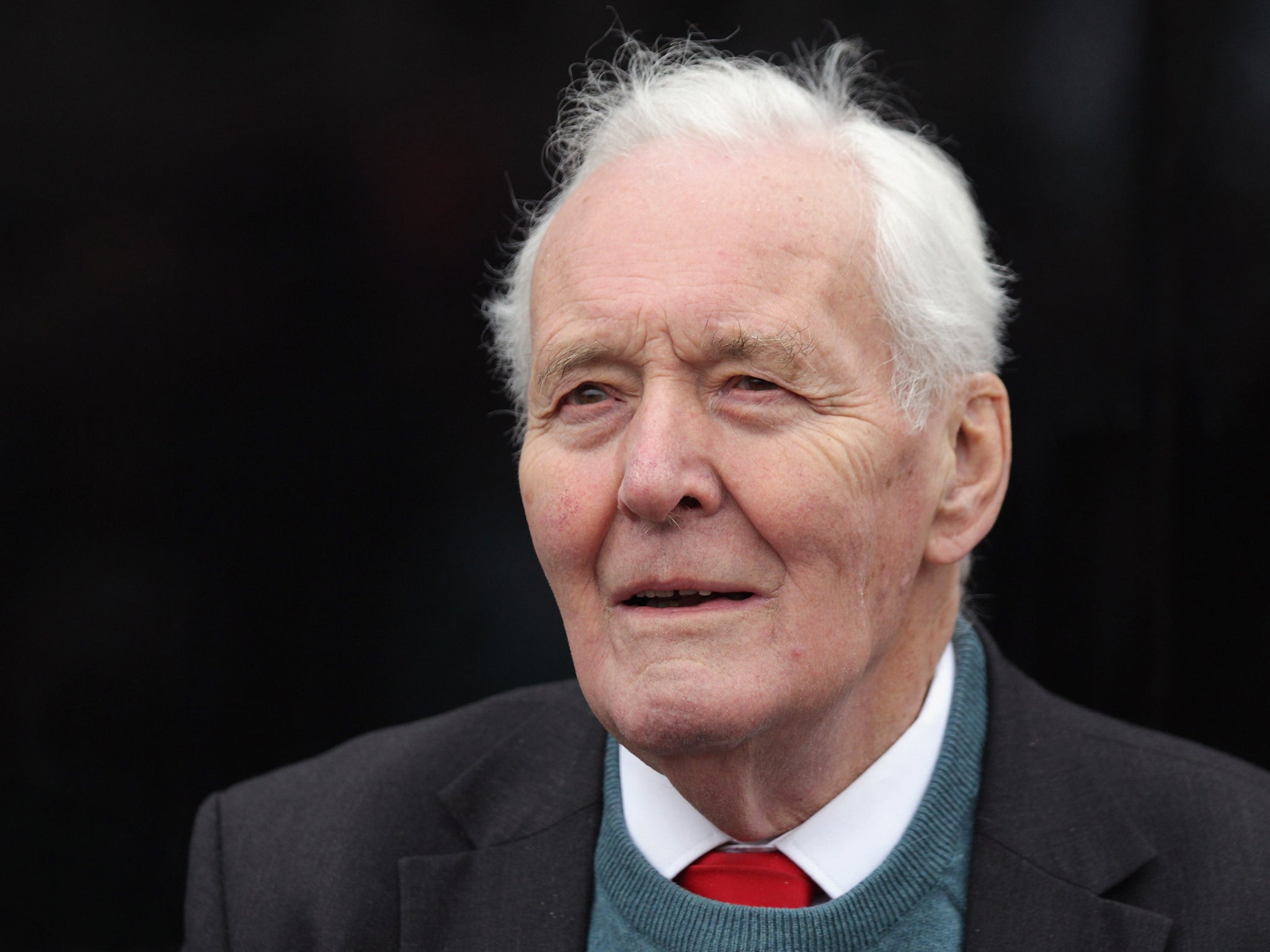 Tony Benn, as president of the Stop the War Coalition, at the 'Antiwar Mass Assembly' in 2011