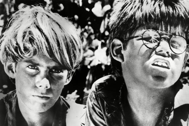 James Aubrey and Hugh Edwards in the 1963 film version of Lord of the Flies
