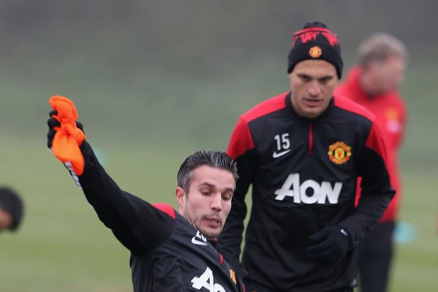 Robin van Persie scored home and away against Liverpool last
season and is a big-game player
