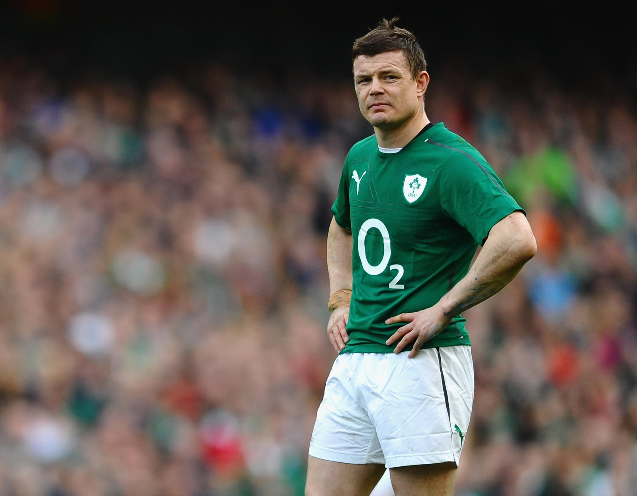 Ireland’s Brian O’Driscoll will end his international career against
France today
