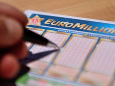 EuroMillions lottery draw: UK ticketholder wins £34m jackpot