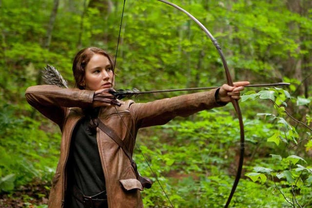 Bullseye: Katniss Everdeen, as played by Jennifer Lawrence, is a hero for girls and boys