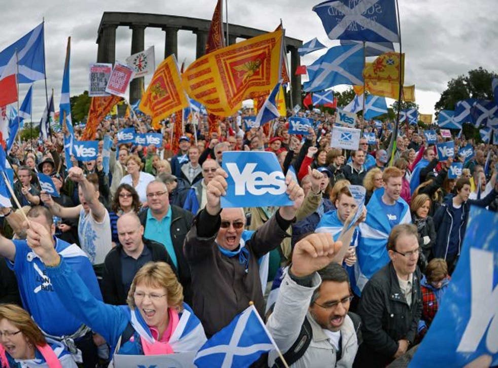 Scot free? The Yes to independence movement has focused on a grassroots campaign