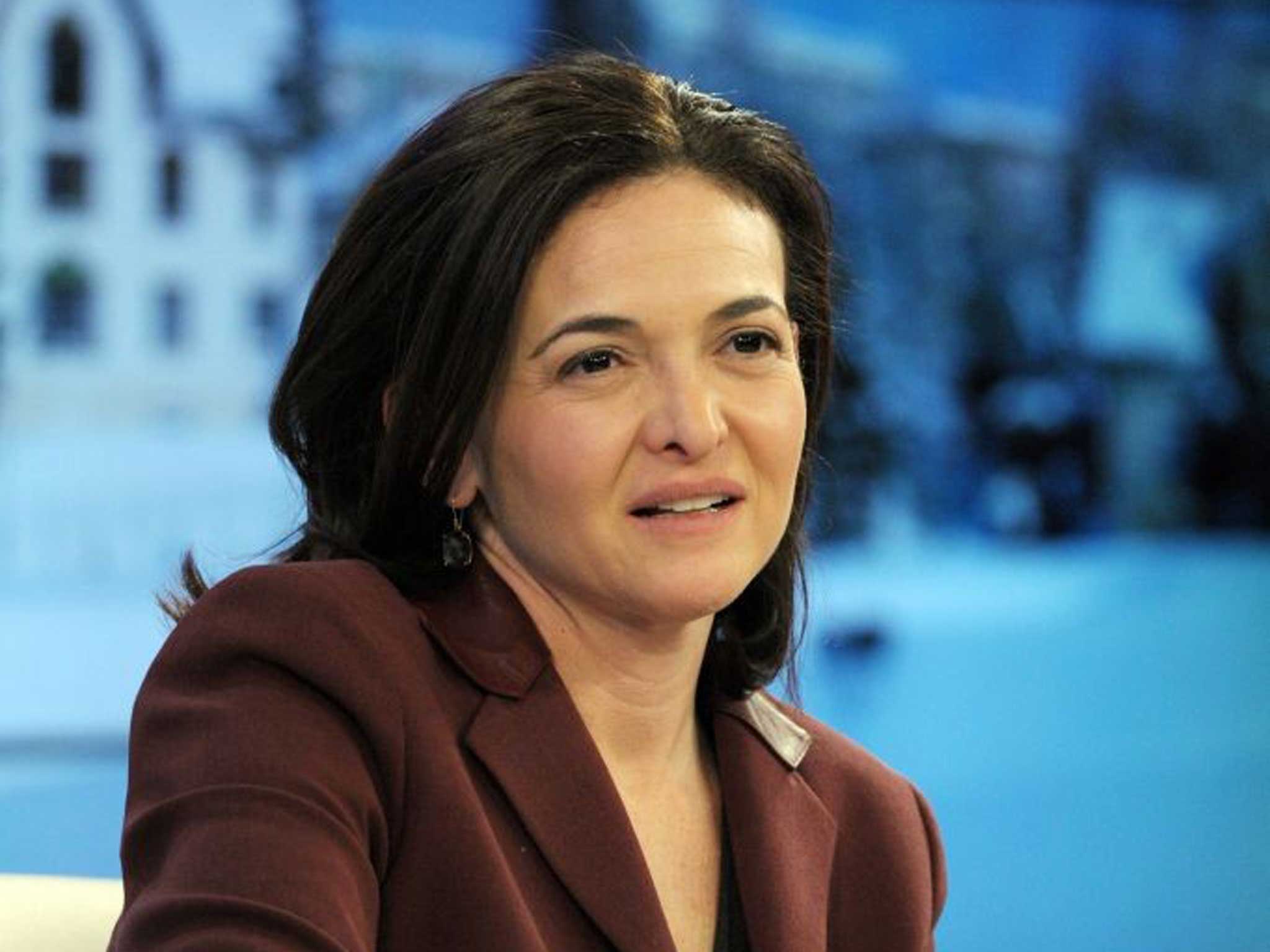 Sandberg is Facebook's chief operating officer