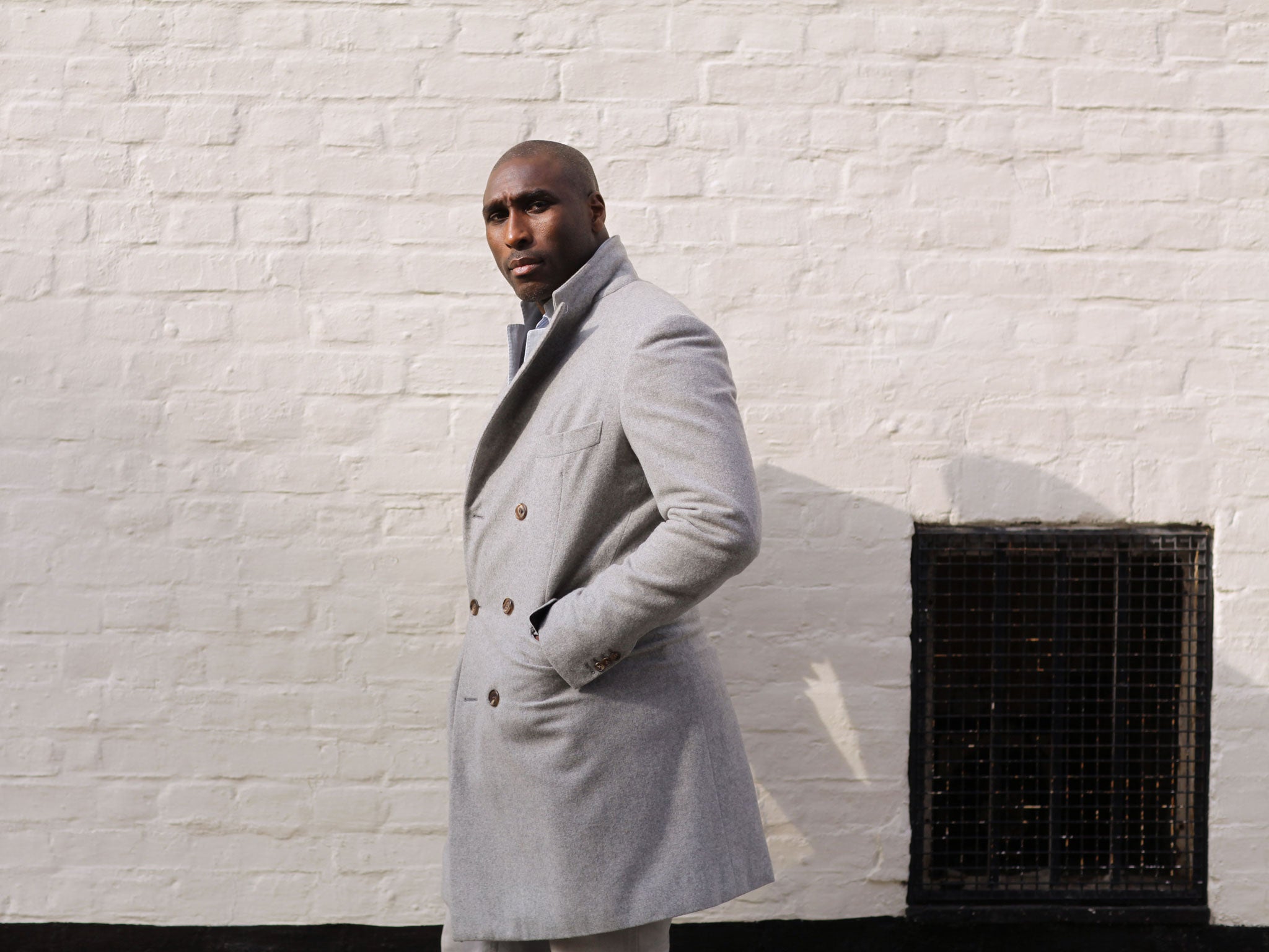 Sol Campbell near his home in Chelsea