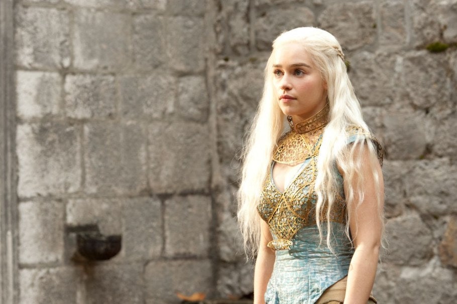 Emilia Clarke plays Iron Throne contender Daenerys in Game of Thrones