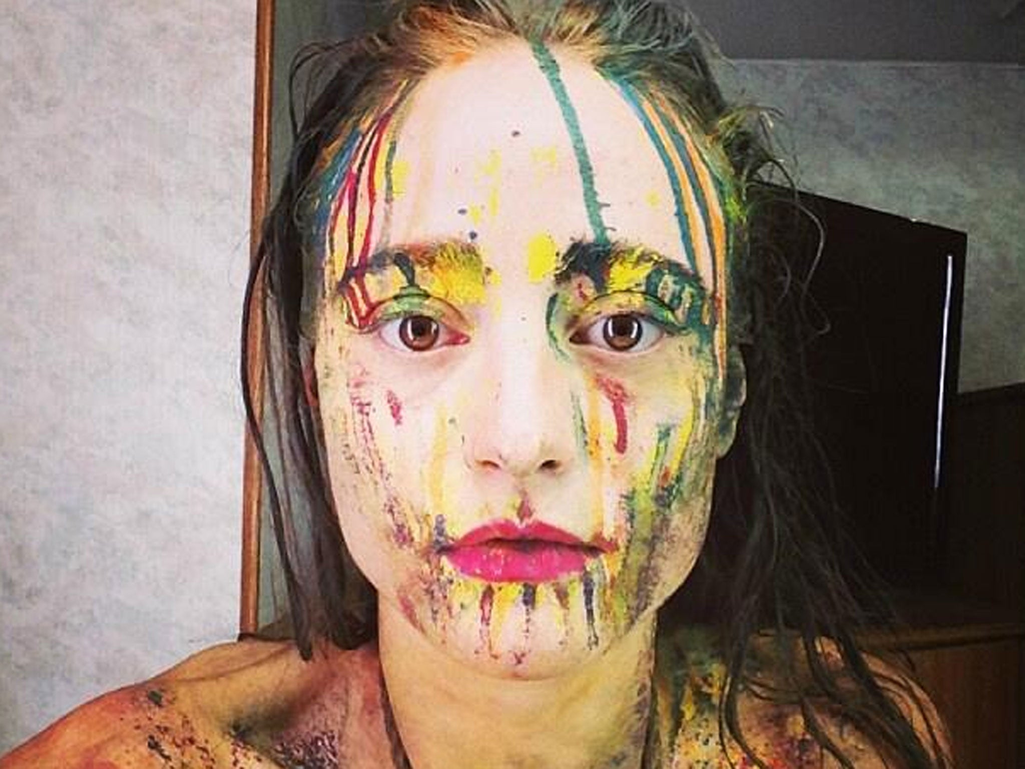 Performance artist Millie Brown has voiced her belief in 'absolute freedom of expression' after she vomited on Lady Gaga at SXSW