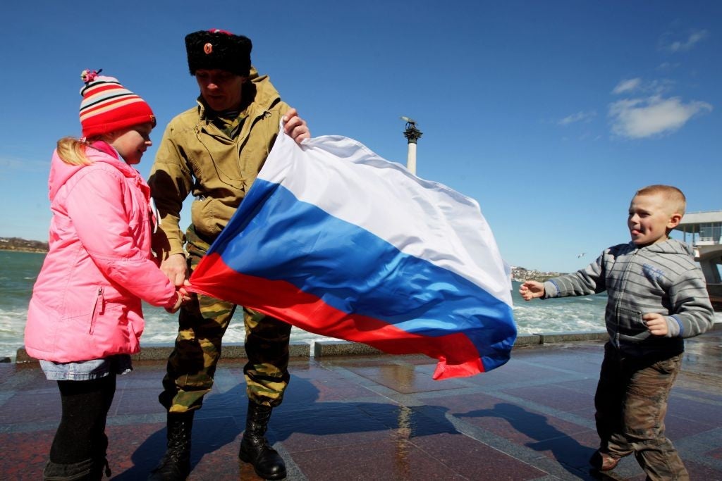 Officials said 97 per cent voted in favour of Crimean secession