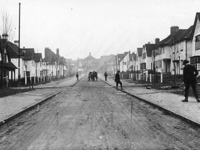 Promised Land: Letchworth, Herfordshire (pictured above in 1912), is one of only two true garden cities built in England