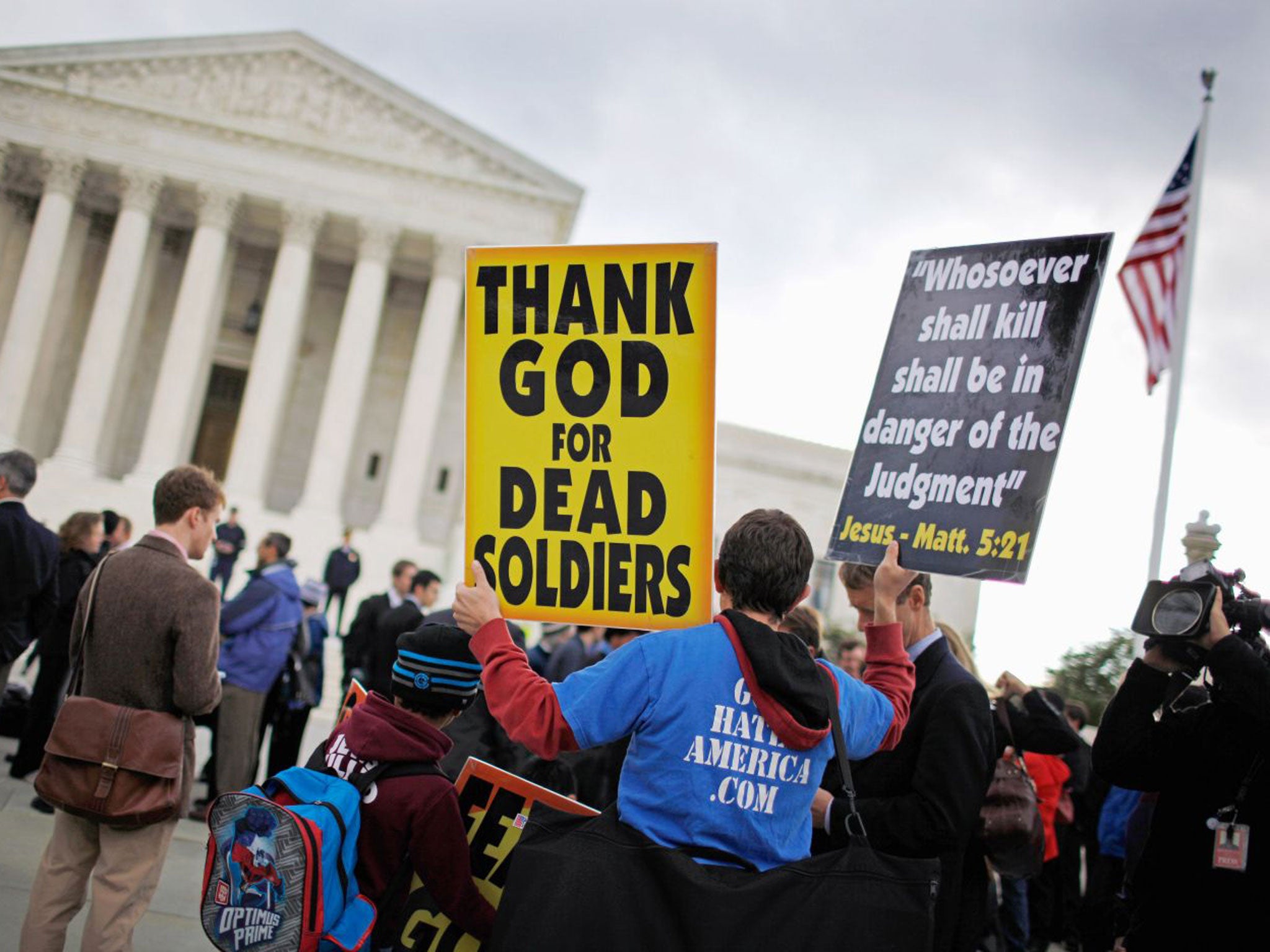 The Westboro Baptist Church was known for picketing the funerals of gay people and soldiers