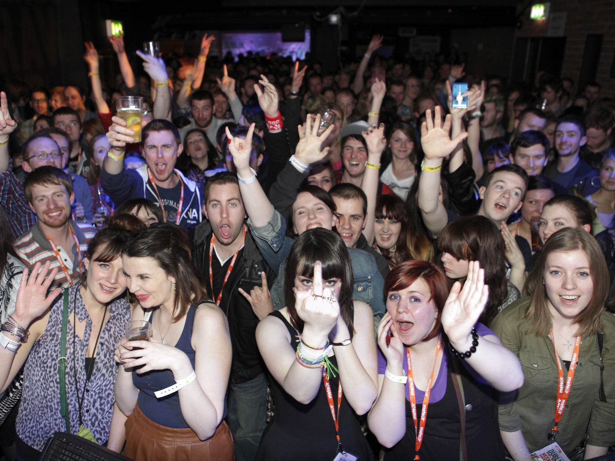 The crowd at last year's Camden Crawl, to be headlined this year by ABC, Atari Teenage Riot and The Field