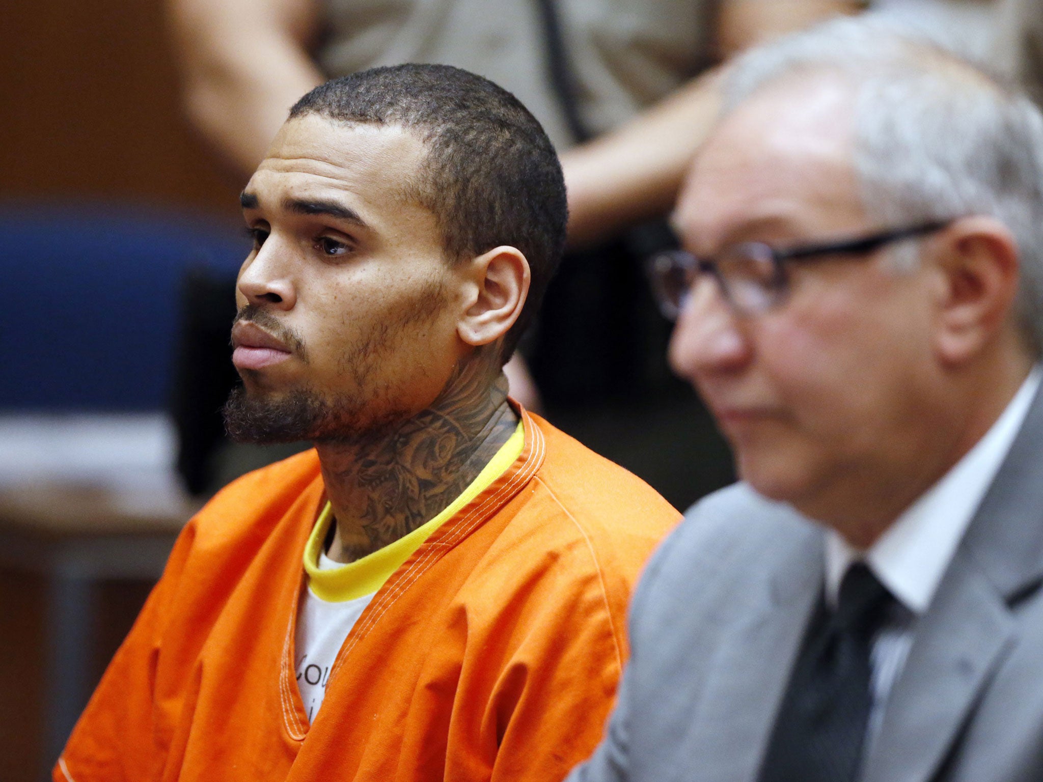 A judge has ordered rapper Chris Brown should remain in jail until April