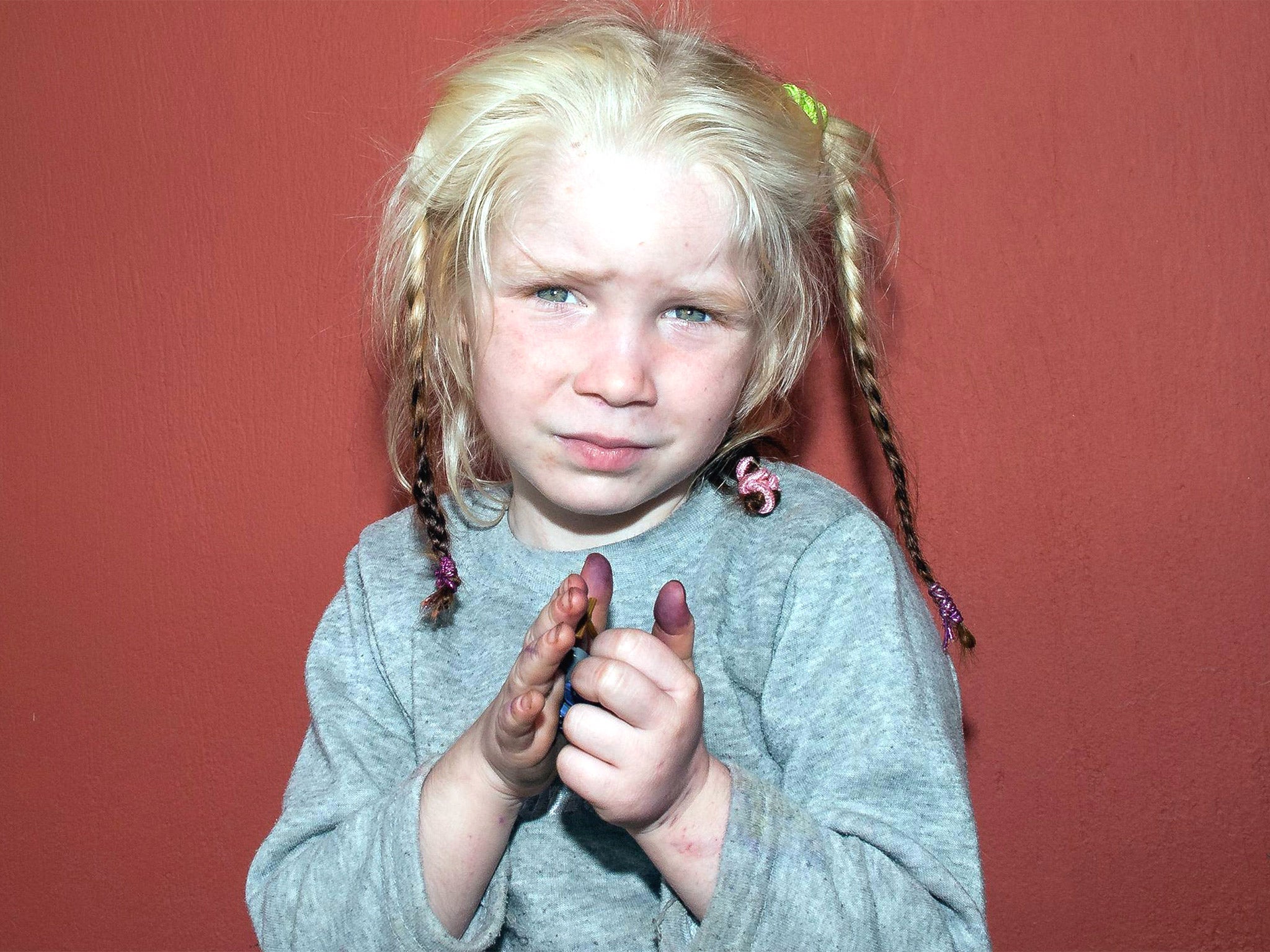Maria, five, is not being allowed to see her Roma ‘parents’; the Bulgarian authorities are trying to repatriate her