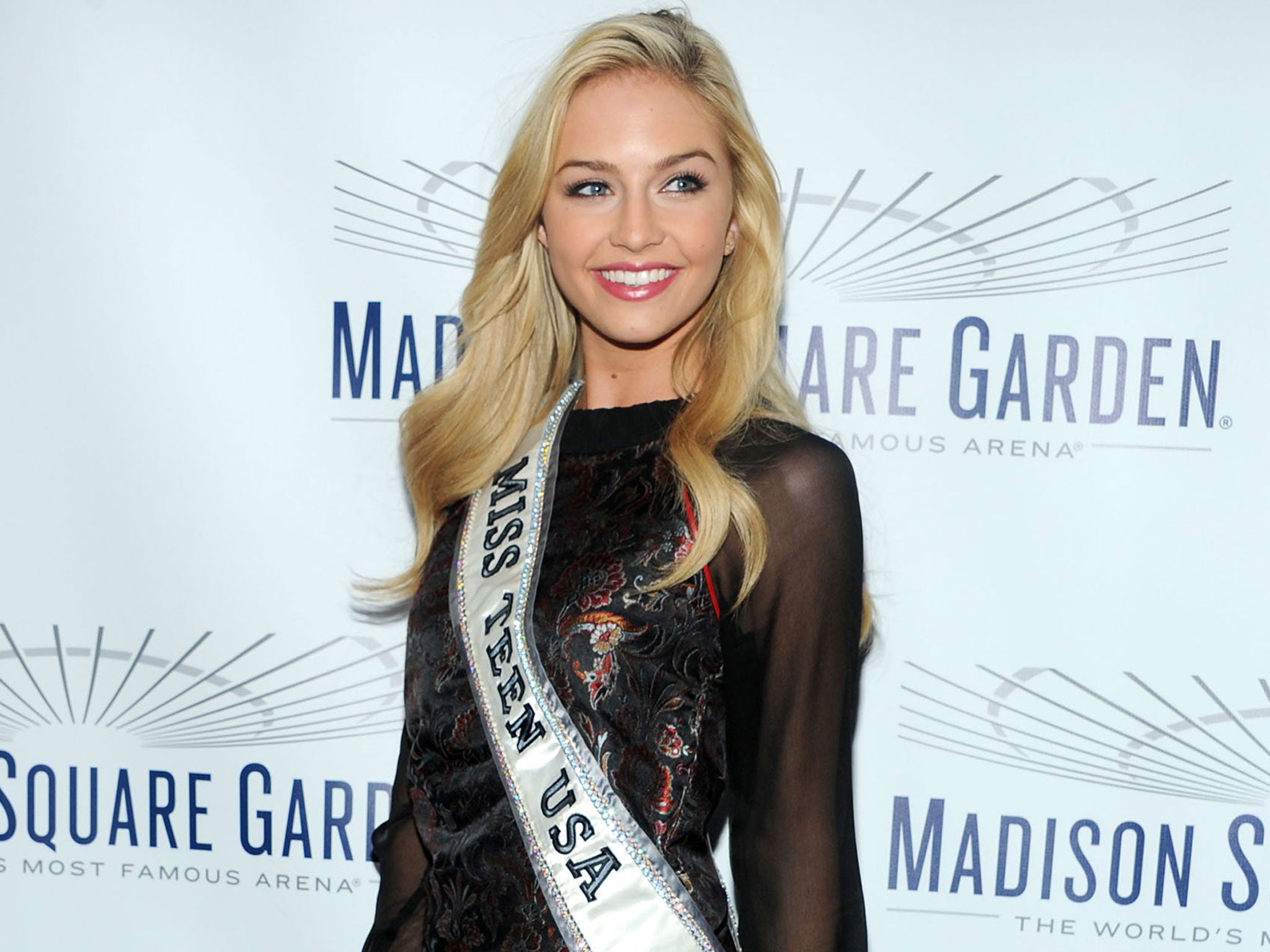 Miss Teen USA Cassidy Wolf attends the Madison Square Garden Transformation Unveiling at Madison Square Garden on October 24, 2013 in New York City. 
