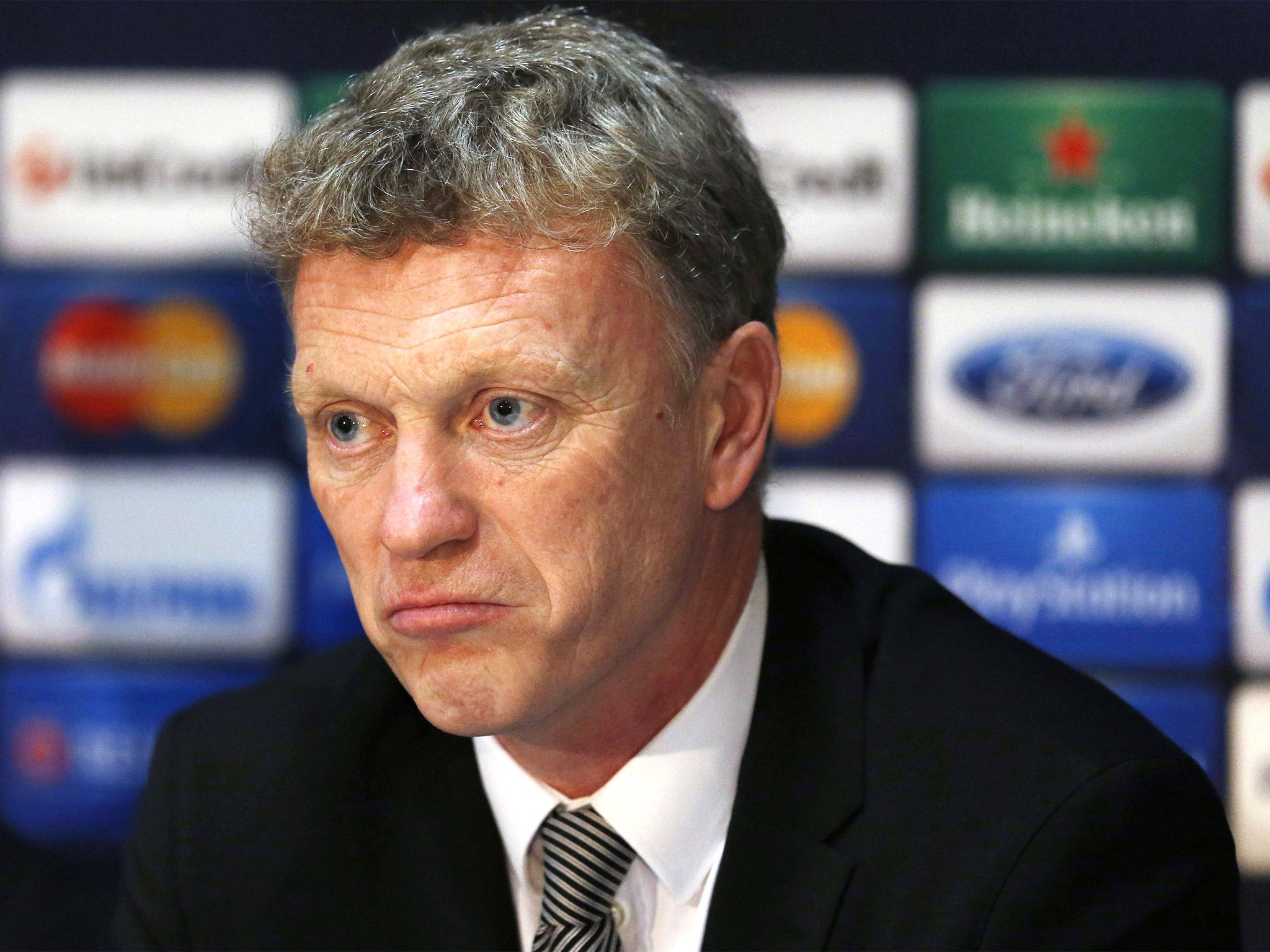 David Moyes doesn't fear losing his job even if Manchester United are knocked out of the Champions League by Olympiakos