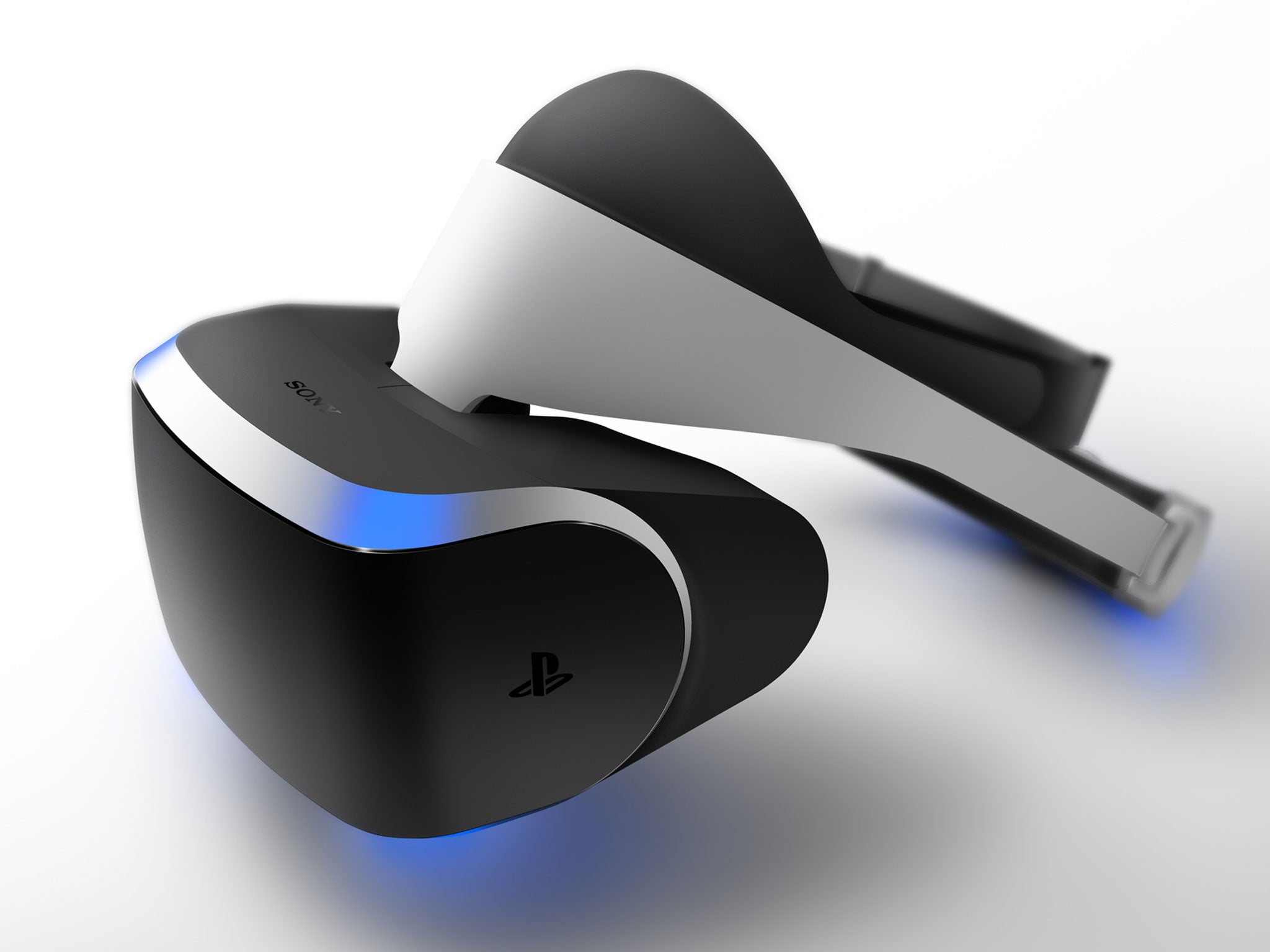 The prototype version of Sony's virtual reality headset, Project Morpheus