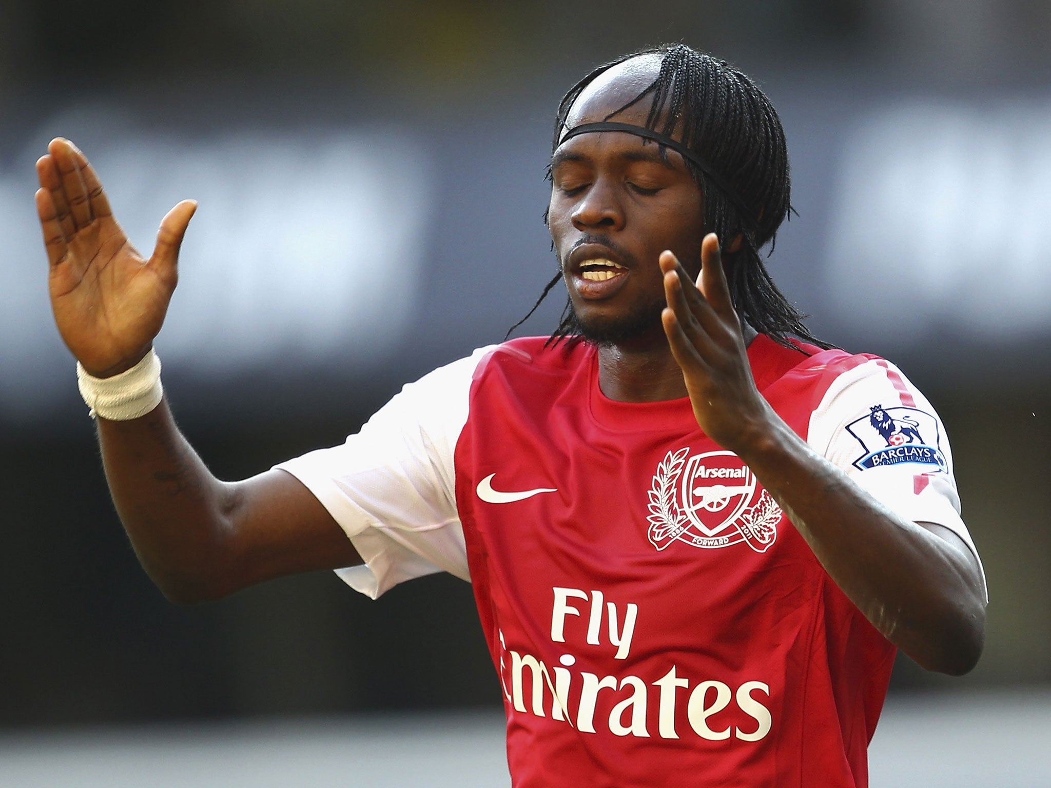 Gervinho during his time at Arsenal