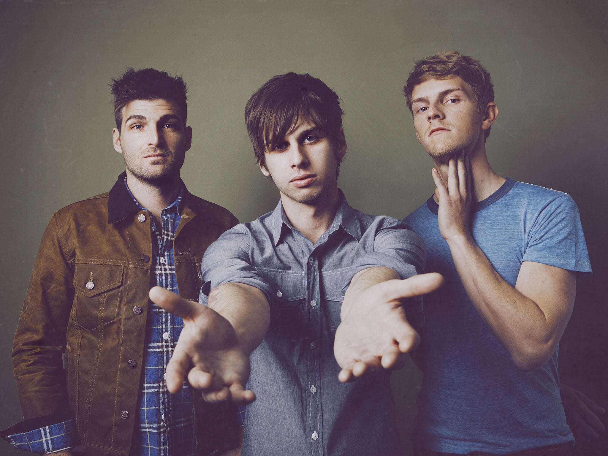 This year’s model: Cubbie Fink, Mark Foster and Mark Pontius of Foster the People