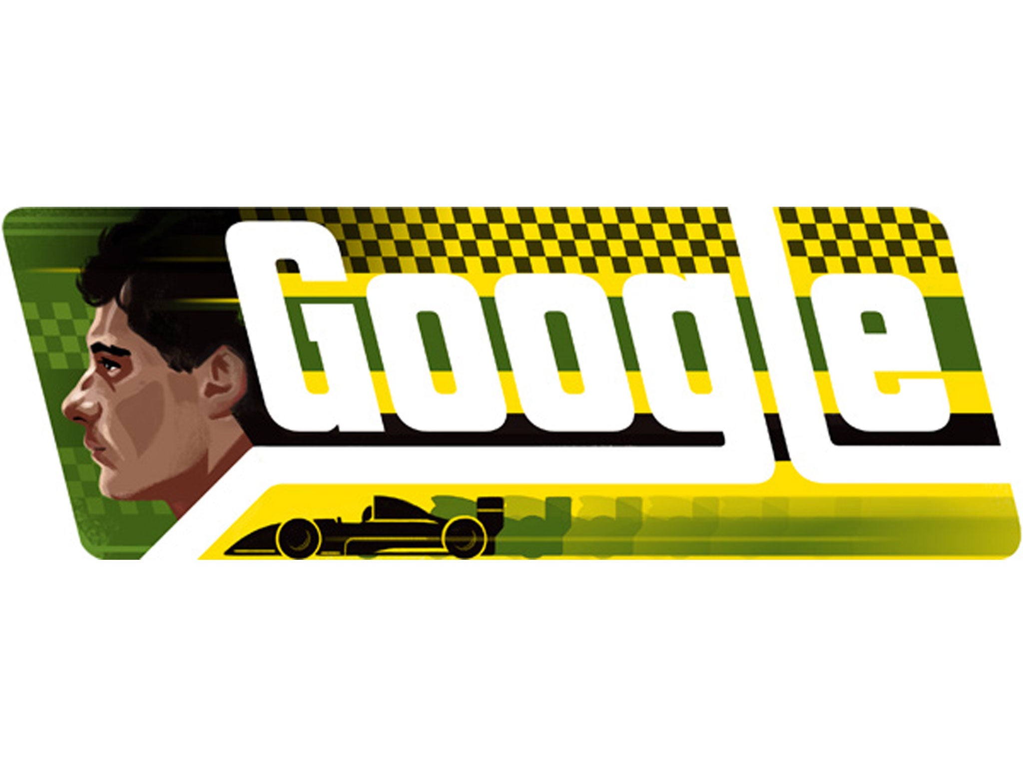 Google has celebrated what would have been Ayrton Senna's 54th birthday with its latest doodle